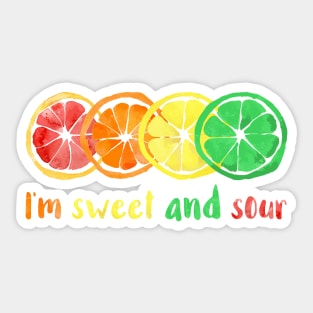 Sweet and Sour Sticker